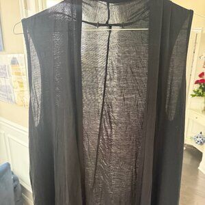 Sleeveless, Lightweight Long Vest